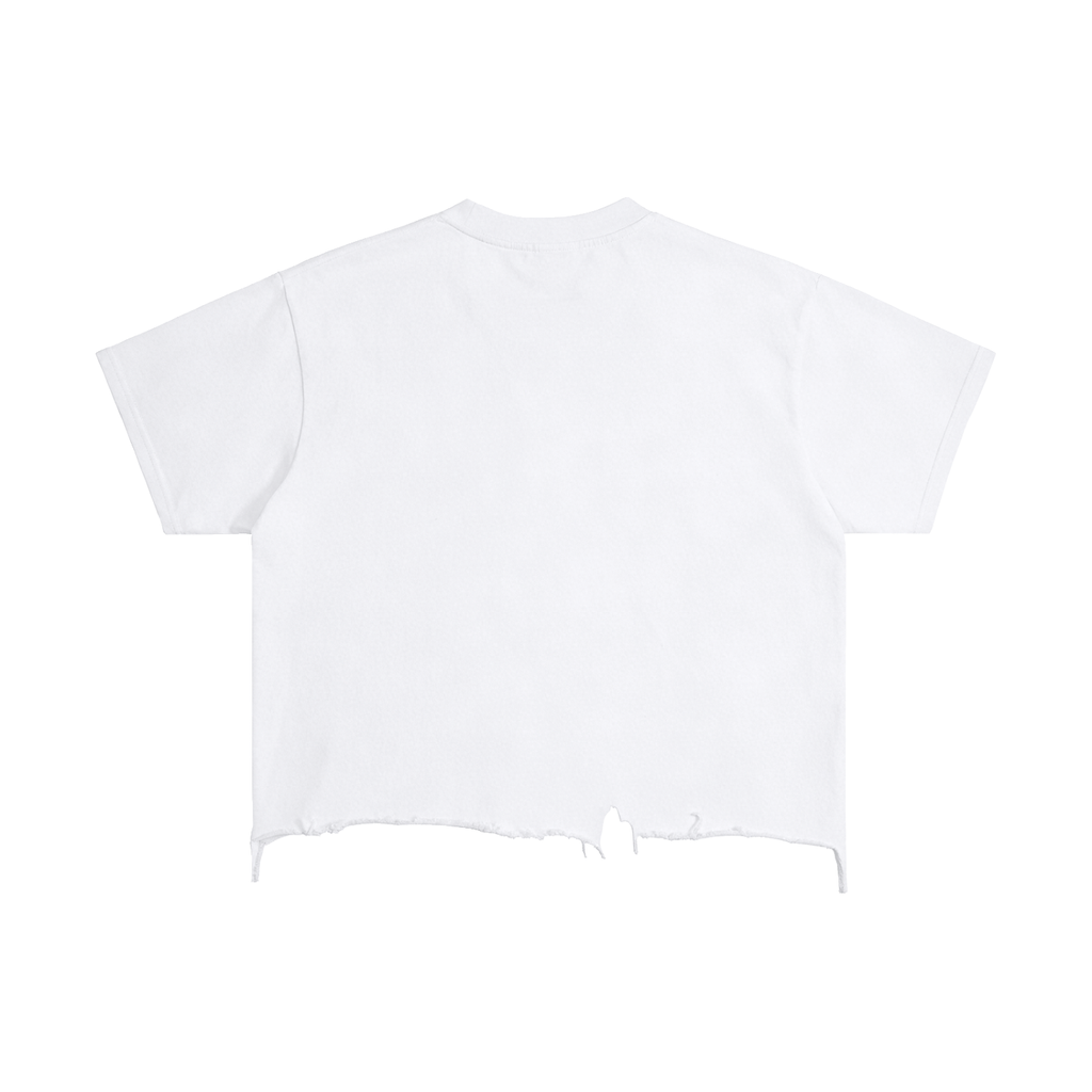 Vintage Wash Mike Tyson Boxy Distressed Hem T-Shirt