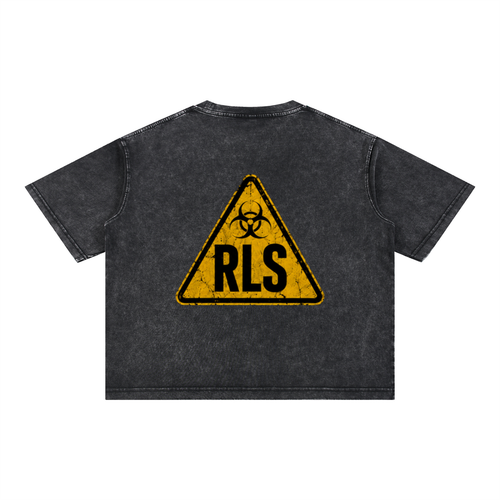 Hazardous Mineral Wash Boxy Cotton T-Shirt