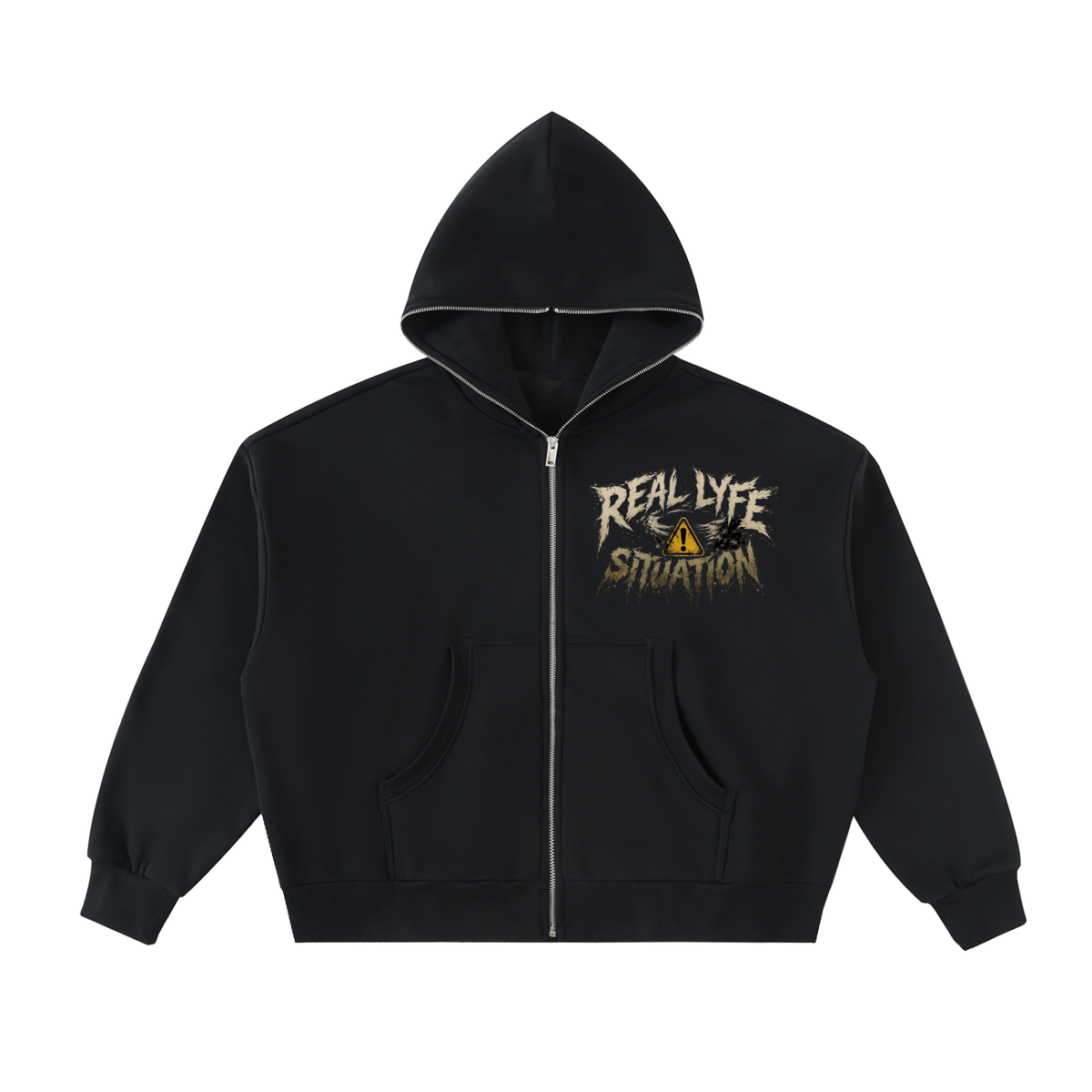 Tornado Full-Zip Boxy Hoodie