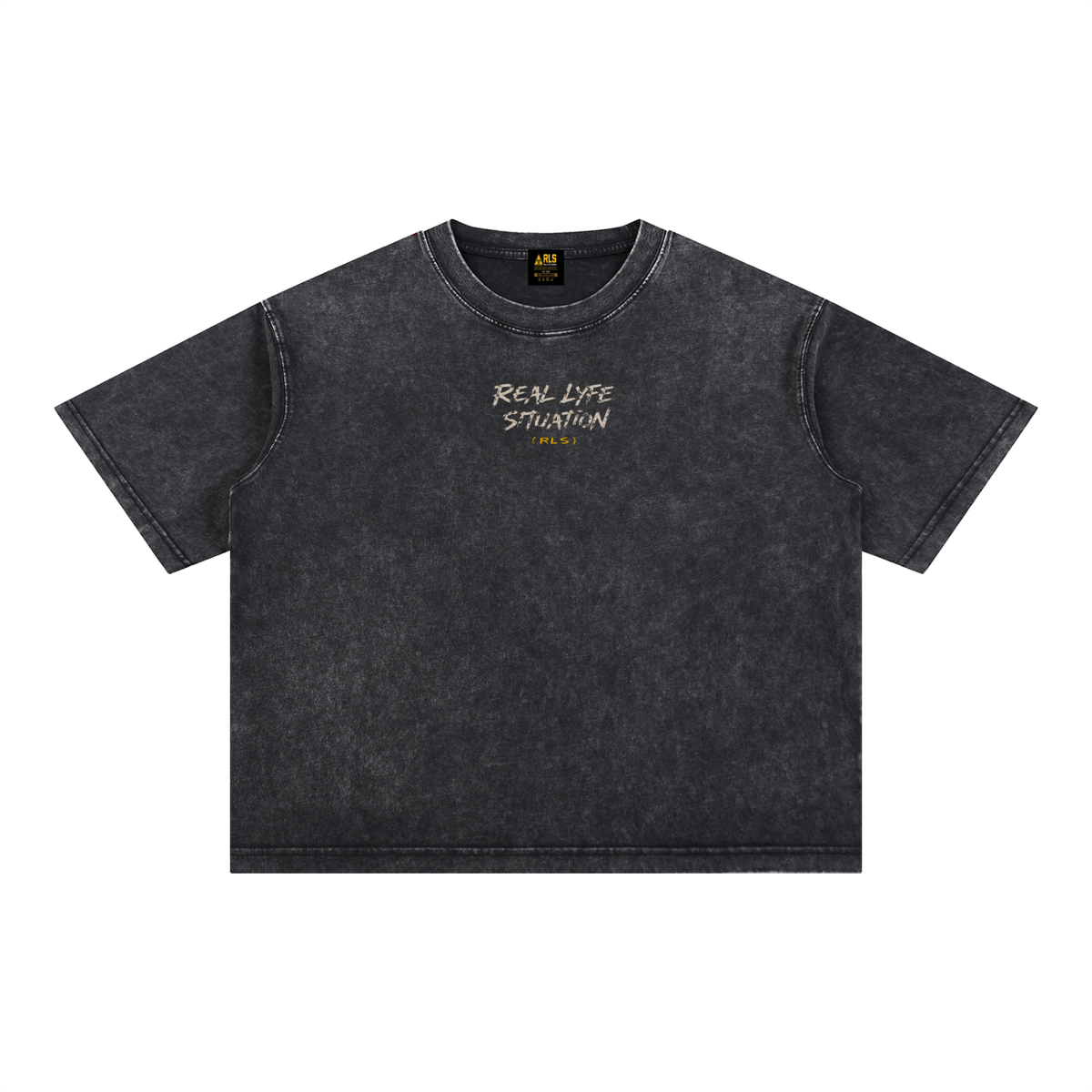Hazardous Mineral Wash Boxy Cotton T-Shirt